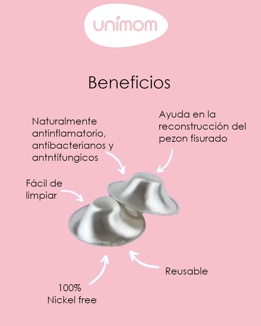 Protectores de pezon en Plata (2)