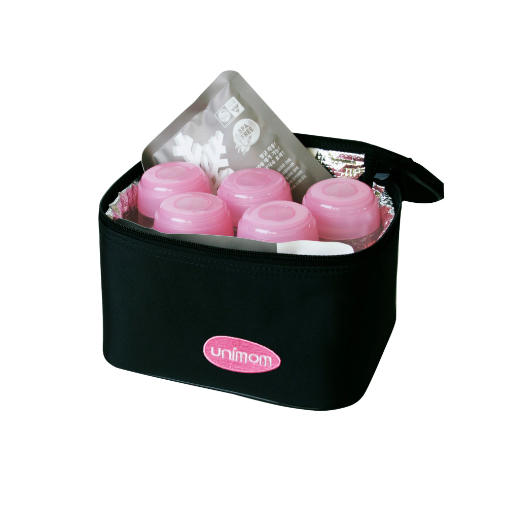 Bolso térmico con 2 geles y 5 botellas Unimom