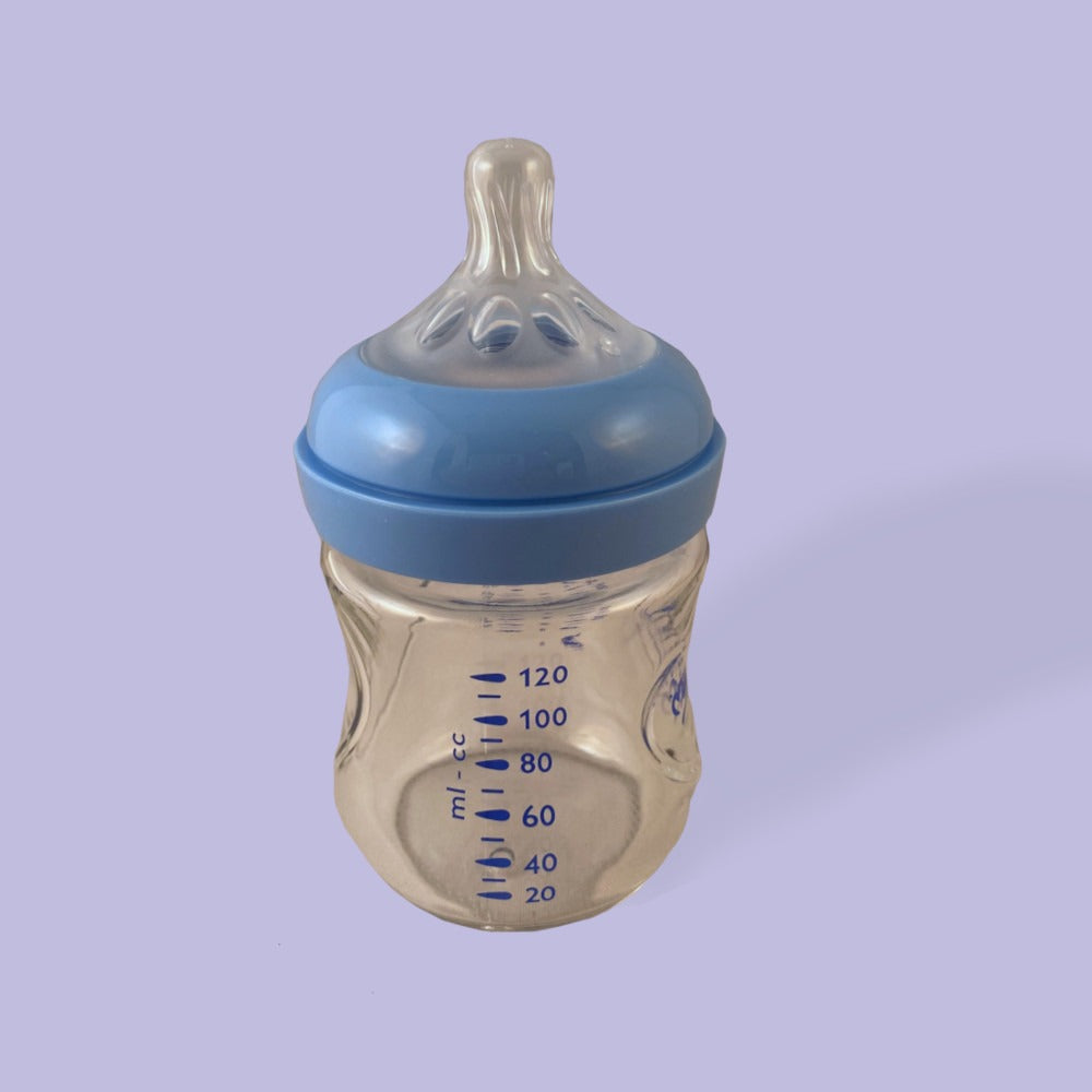Mamadera vidrio Momeasy 120cc anticólico