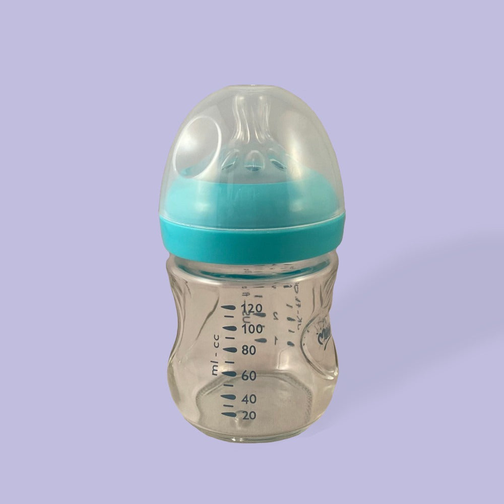 Mamadera vidrio Momeasy 120cc anticólico